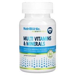 NutriBiotic Essentials, Multi Vitamins & Minerals, 90 Capsules