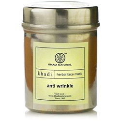 Маска для лица против морщин, 50 г, производитель Кхади; Anti Wrinkle Herbal Face Mask, 50 g, Khadi