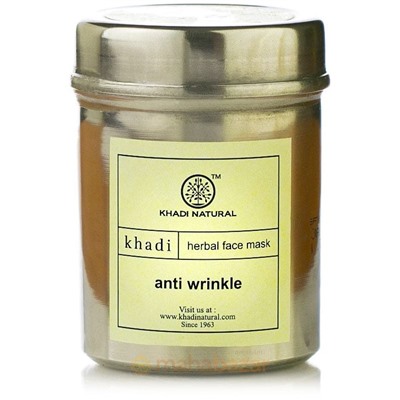 Маска для лица против морщин, 50 г, производитель Кхади; Anti Wrinkle Herbal Face Mask, 50 g, Khadi