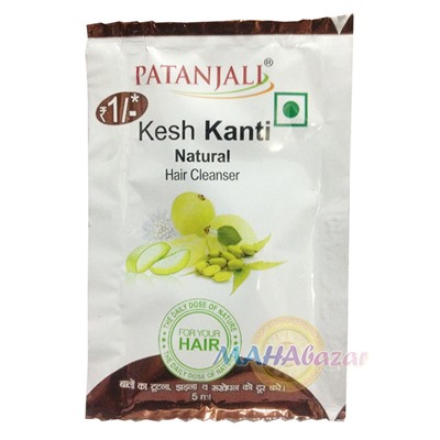 Шампунь Кеш Канти Натурал, 5 мл, Патанджали; Kesh Kanti Natural Hair Cleanser Shampoo, 5 ml, Patanjali