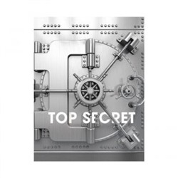 Блокнот А6 40л клетка на склейке "TOP SECRET" БСК640188 Эксмо {Россия}