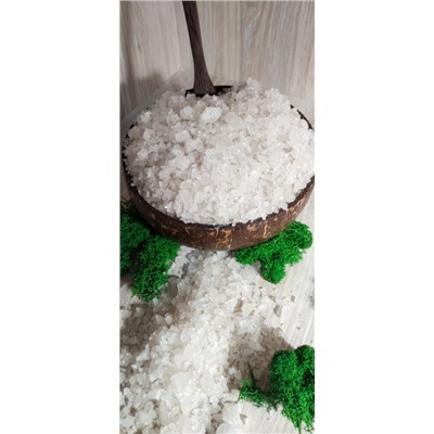 Крымская морская соль - 1 кг РОЗОВАЯ для ванн (весовая)