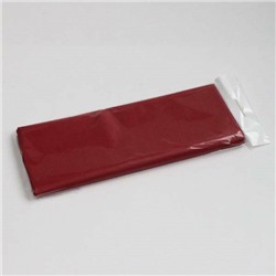 Бумага упаковочная тишью 50*76 см Италия Темно-красный 10 листов 18 г