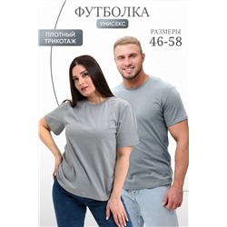 Мужская футболка 8471 унисекс Светло-серый