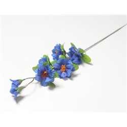 Искусственные цветы, Ветка василька (1010237) синий