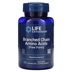 Life Extension Branched Chain Amino Acids, Free Form, 90 Capsules