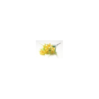 Искусственные цветы, Ветка в букете нарцисс 5 веток (1010237)