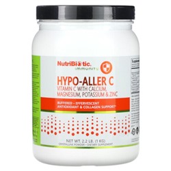 NutriBiotic Immunity, Hypo-Aller C, Vitamin C with Calcium, Magnesium, Potassium & Zinc, 2.2 lb (1 kg)