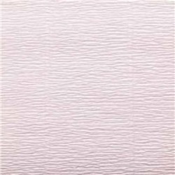 Бумага гофрированная 620969 бело-розовая Италия 50 см*2.5 м 140 г