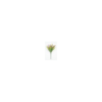 Искусственные цветы, Ветка в букете зелени колос 7 веток (1010237)