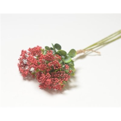 Искусственные цветы, Ветка в букете ягоды пучком 3 ветки (1010237)