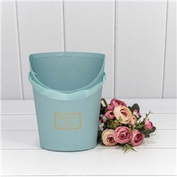 Коробка для цветов ваза 15.5*12*19 см "Maison des fleurs" Голубой 447050