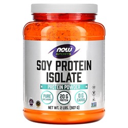 NOW Foods Sports, Soy Protein Isolate, Pure Unflavored, 2 lbs (907 g)