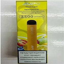 Электронная Сигарета AUPO (2500 ЗАТЯЖЕК) Лимонный Фрукт
